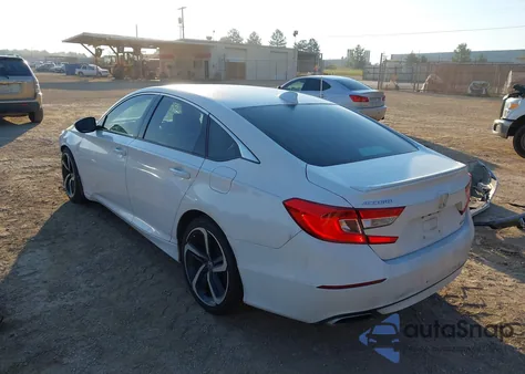 2018 Honda Accord Sport from USA, damaged, VIN 1HGCV1F38JA069893